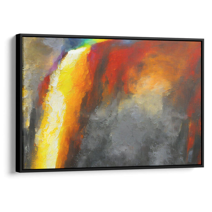 Abstract Victoria Falls Print - Canvas Art Print by Kanvah