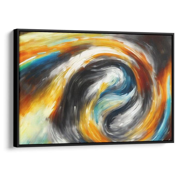 Abstract Wave Print - Canvas Art Print by Kanvah