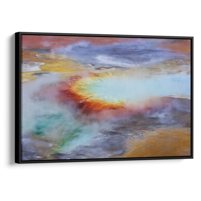 Abstract Yellowstone National Park Print - Canvas Art Print by Kanvah