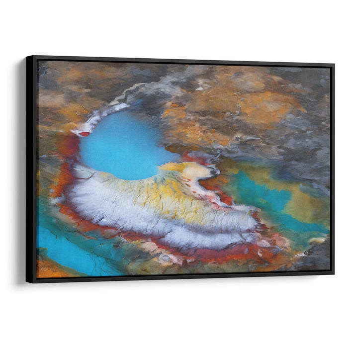 Abstract Yellowstone National Park Print - Canvas Art Print by Kanvah