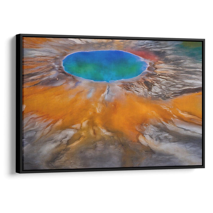 Abstract Yellowstone National Park Print - Canvas Art Print by Kanvah