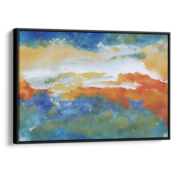 Abstract Yellowstone National Park Print - Canvas Art Print by Kanvah