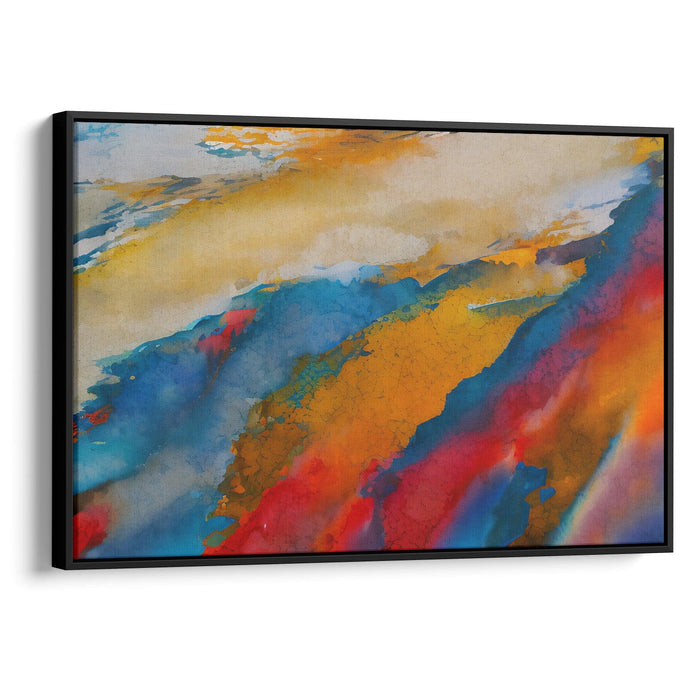 Abstract Yellowstone National Park Print - Canvas Art Print by Kanvah