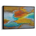 Abstract Yellowstone National Park Print - Canvas Art Print by Kanvah