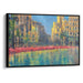 Impressionism Barcelona Print - Canvas Art Print by Kanvah