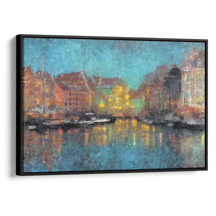 Impressionism Bergen Print - Canvas Art Print by Kanvah