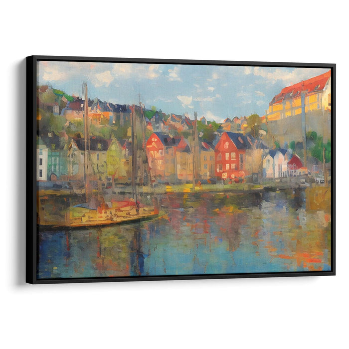 Impressionism Bergen Print - Canvas Art Print by Kanvah