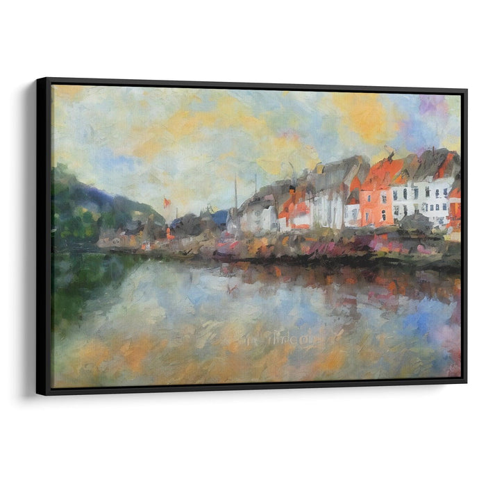 Impressionism Bergen Print - Canvas Art Print by Kanvah