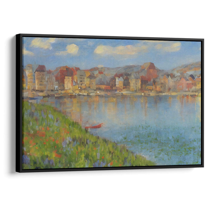 Impressionism Bergen Print - Canvas Art Print by Kanvah