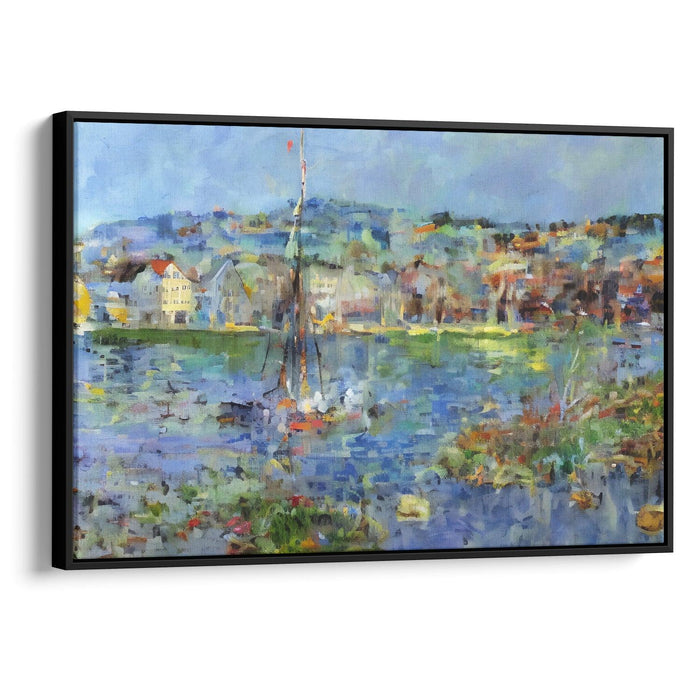 Impressionism Bergen Print - Canvas Art Print by Kanvah