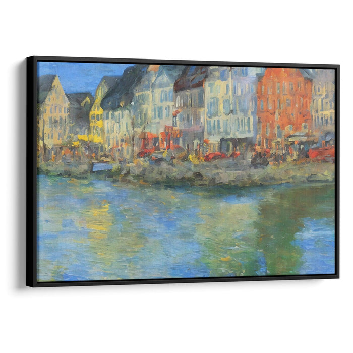 Impressionism Bergen Print - Canvas Art Print by Kanvah