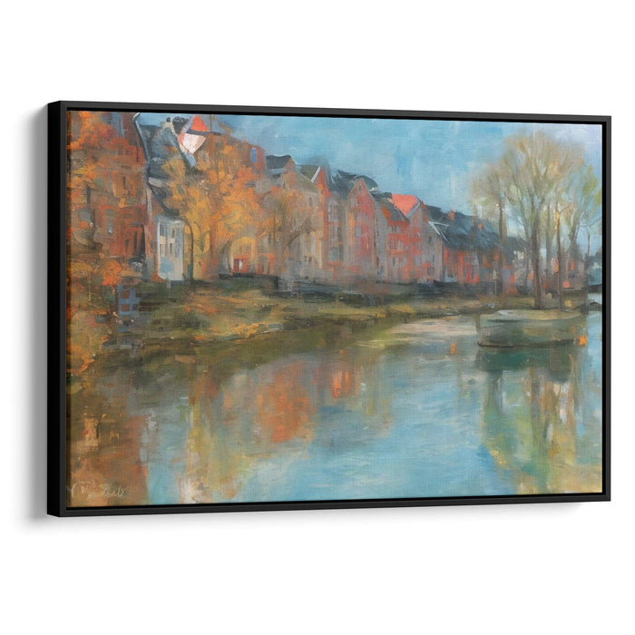 Impressionism Bergen Print - Canvas Art Print by Kanvah