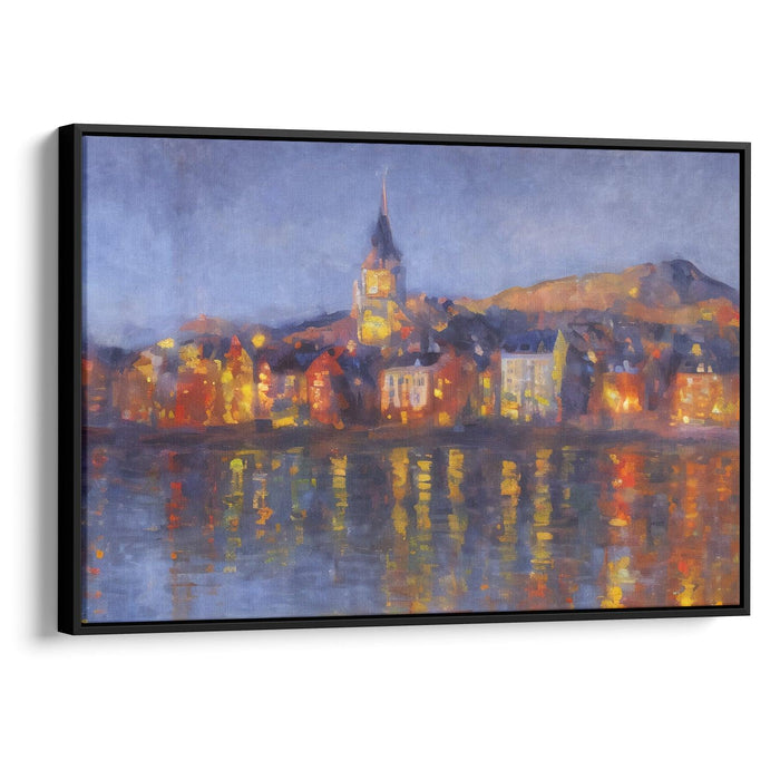 Impressionism Bergen Print - Canvas Art Print by Kanvah