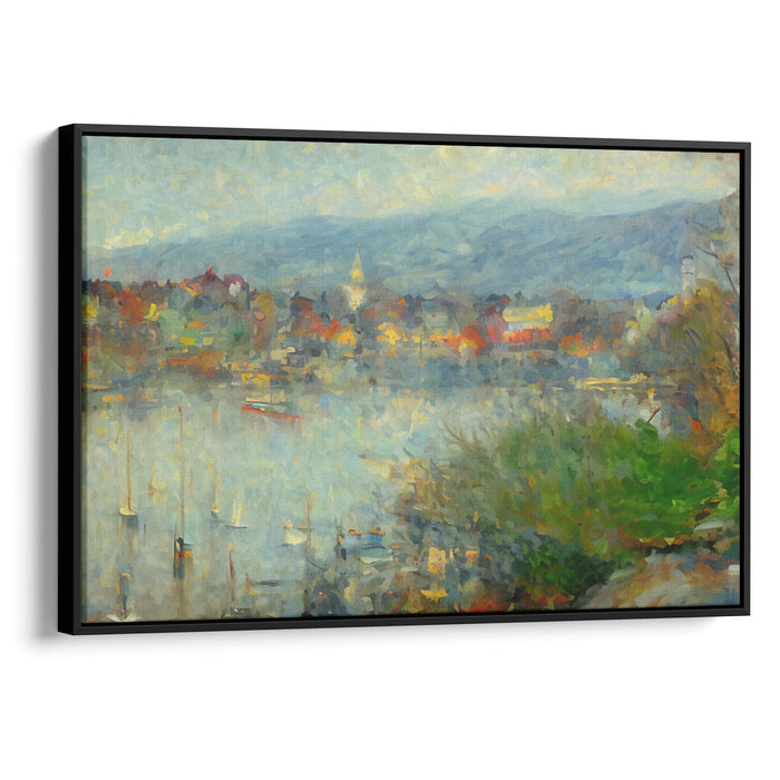 Impressionism Bergen Print - Canvas Art Print by Kanvah