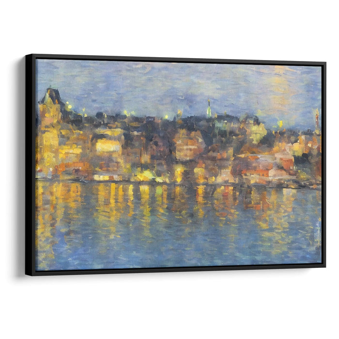 Impressionism Bergen Print - Canvas Art Print by Kanvah