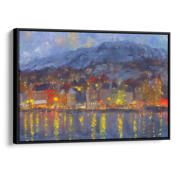 Impressionism Bergen Print - Canvas Art Print by Kanvah