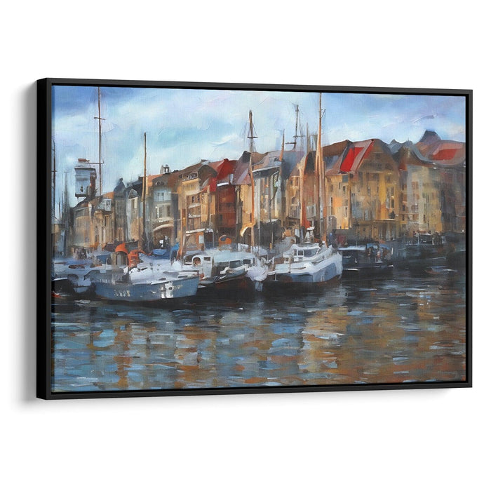 Realism Bergen Print - Canvas Art Print by Kanvah