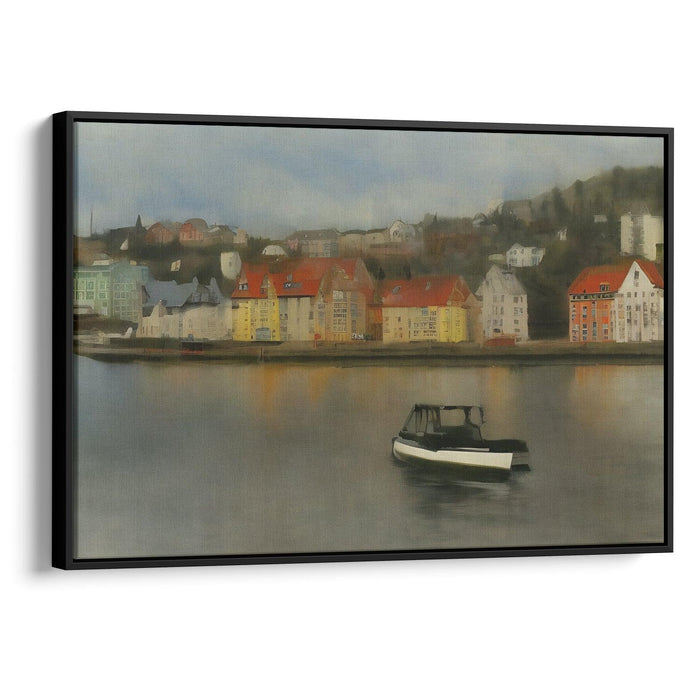 Realism Bergen Print - Canvas Art Print by Kanvah