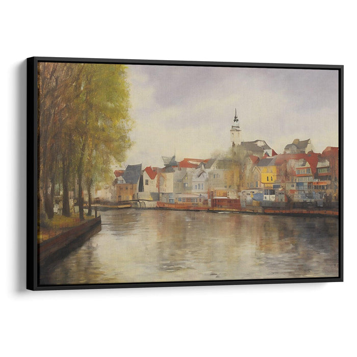 Realism Bergen Print - Canvas Art Print by Kanvah