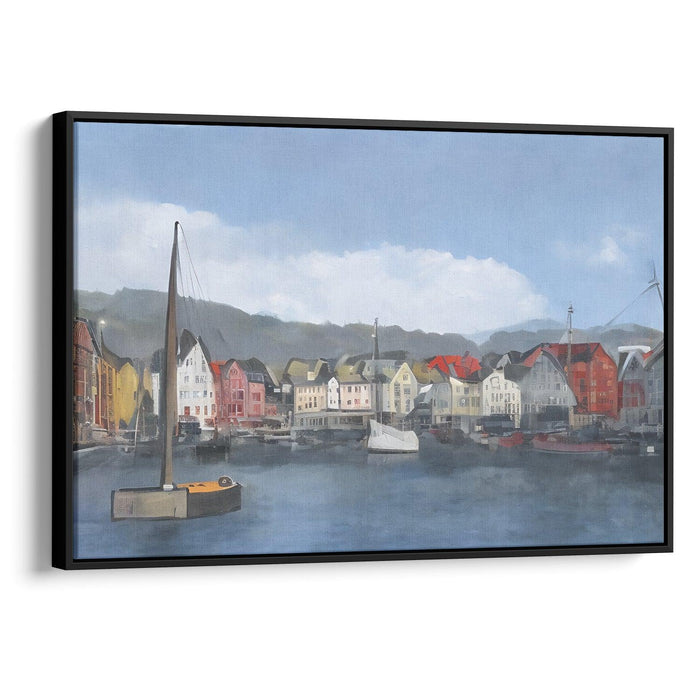 Realism Bergen Print - Canvas Art Print by Kanvah