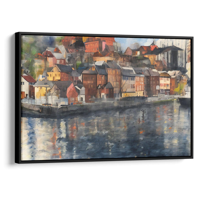 Realism Bergen Print - Canvas Art Print by Kanvah