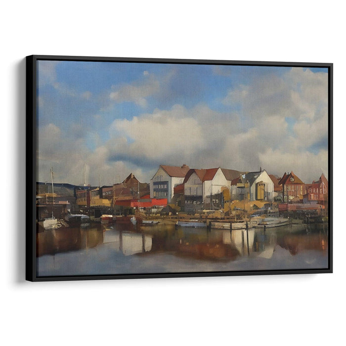 Realism Bergen Print - Canvas Art Print by Kanvah