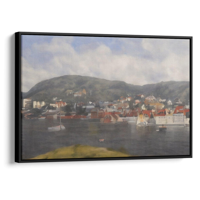 Realism Bergen Print - Canvas Art Print by Kanvah