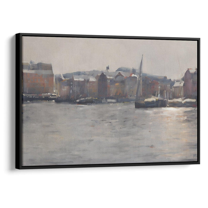 Realism Bergen Print - Canvas Art Print by Kanvah