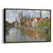 Impressionism Bruges Print - Canvas Art Print by Kanvah