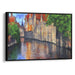 Impressionism Bruges Print - Canvas Art Print by Kanvah