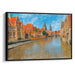 Impressionism Bruges Print - Canvas Art Print by Kanvah