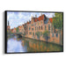 Impressionism Bruges Print - Canvas Art Print by Kanvah