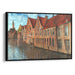 Realism Bruges Print - Canvas Art Print by Kanvah