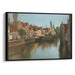 Realism Bruges Print - Canvas Art Print by Kanvah