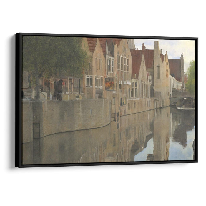 Realism Bruges Print - Canvas Art Print by Kanvah