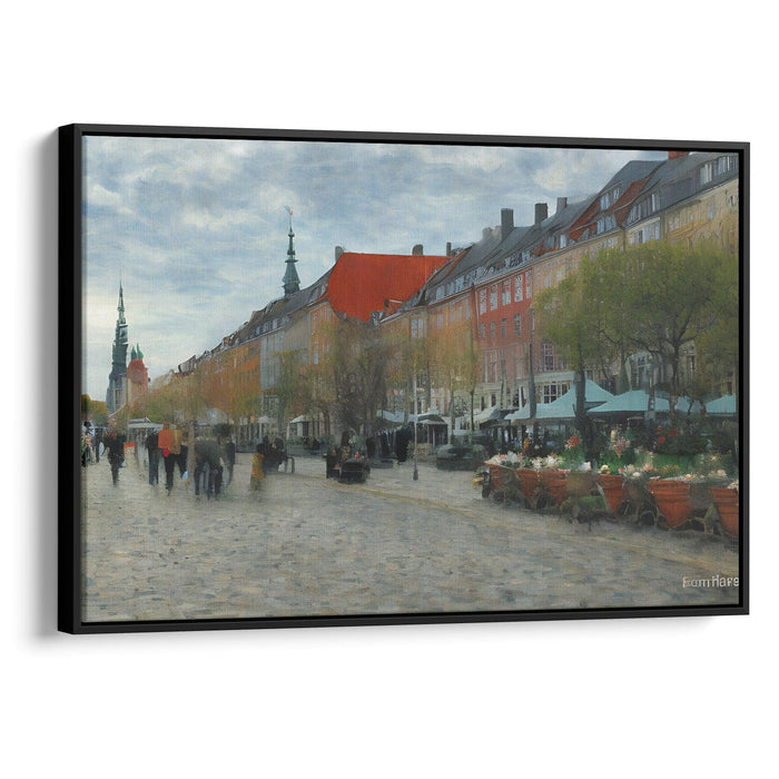 Impressionism Copenhagen Print - Canvas Art Print by Kanvah