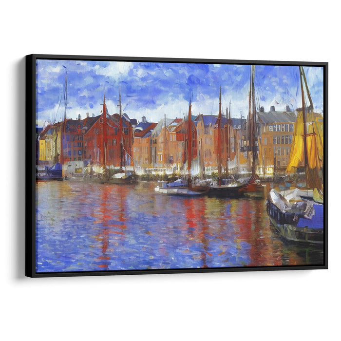 Impressionism Copenhagen Print - Canvas Art Print by Kanvah