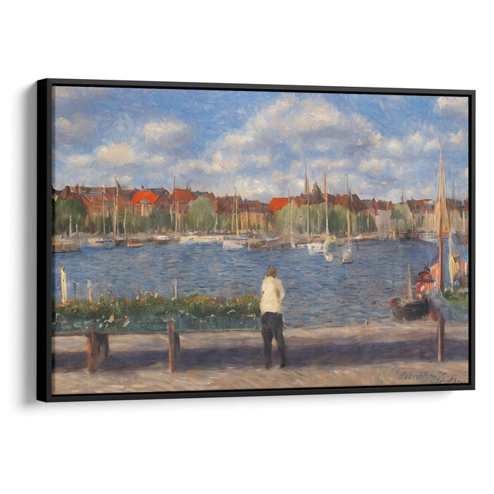 Impressionism Copenhagen Print - Canvas Art Print by Kanvah