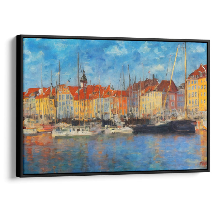 Impressionism Copenhagen Print - Canvas Art Print by Kanvah