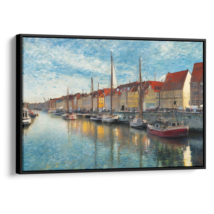 Impressionism Copenhagen Print - Canvas Art Print by Kanvah