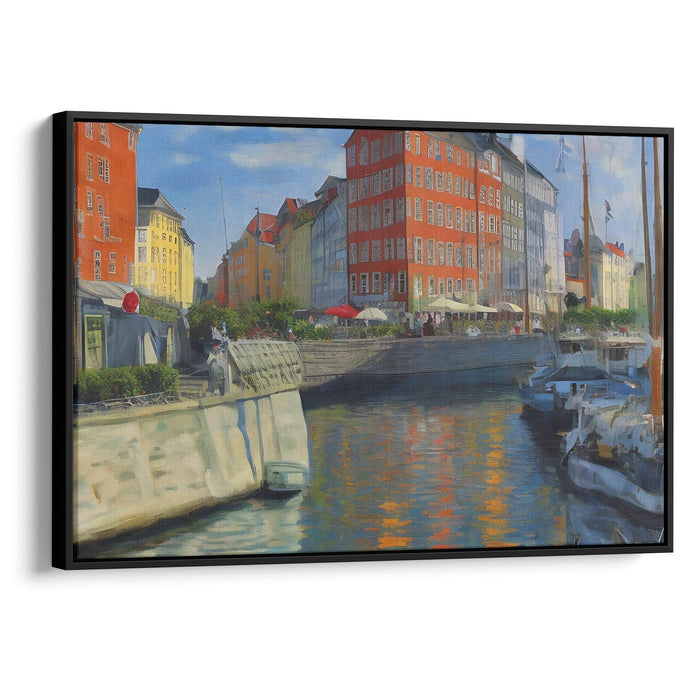 Impressionism Copenhagen Print - Canvas Art Print by Kanvah