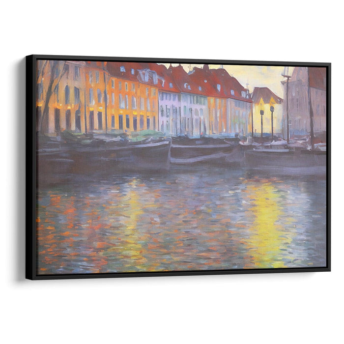 Impressionism Copenhagen Print - Canvas Art Print by Kanvah