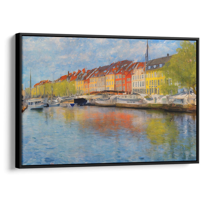 Impressionism Copenhagen Print - Canvas Art Print by Kanvah