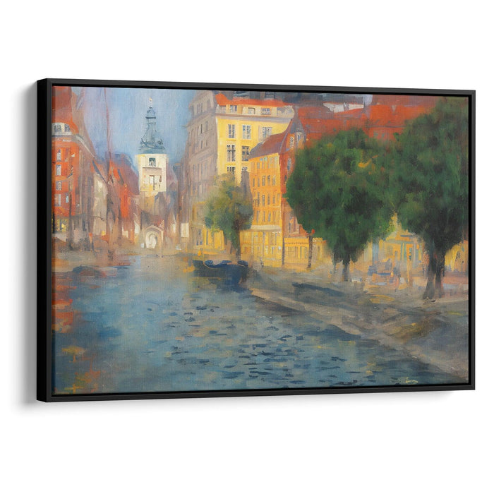 Impressionism Copenhagen Print - Canvas Art Print by Kanvah