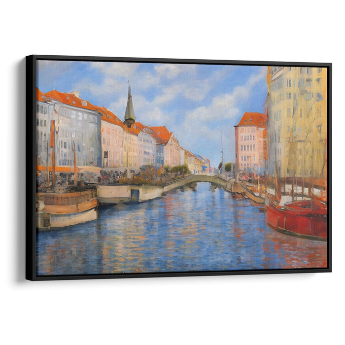 Impressionism Copenhagen Print - Canvas Art Print by Kanvah