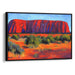 Impressionism Uluru Print - Canvas Art Print by Kanvah