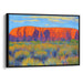 Impressionism Uluru Print - Canvas Art Print by Kanvah