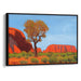 Impressionism Uluru Print - Canvas Art Print by Kanvah