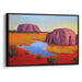 Impressionism Uluru Print - Canvas Art Print by Kanvah