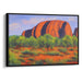 Impressionism Uluru Print - Canvas Art Print by Kanvah